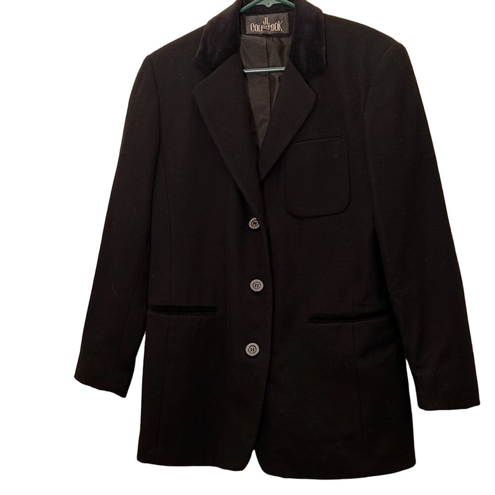 JL Colebrook Black  Wool Blazer. S